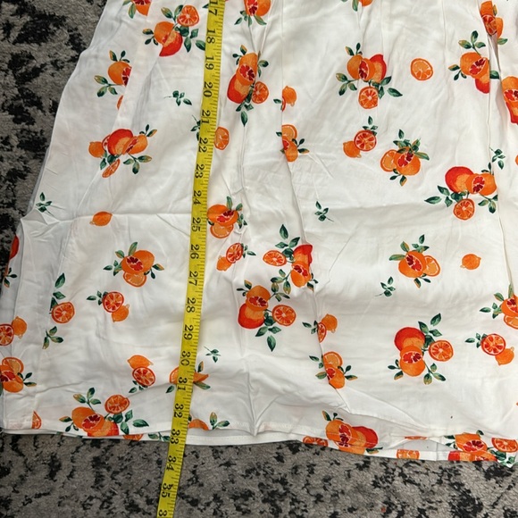 Nevena Rae NWOT Cute Off the Shoulder Orange Design Summer Dress - Picture 17 of 17